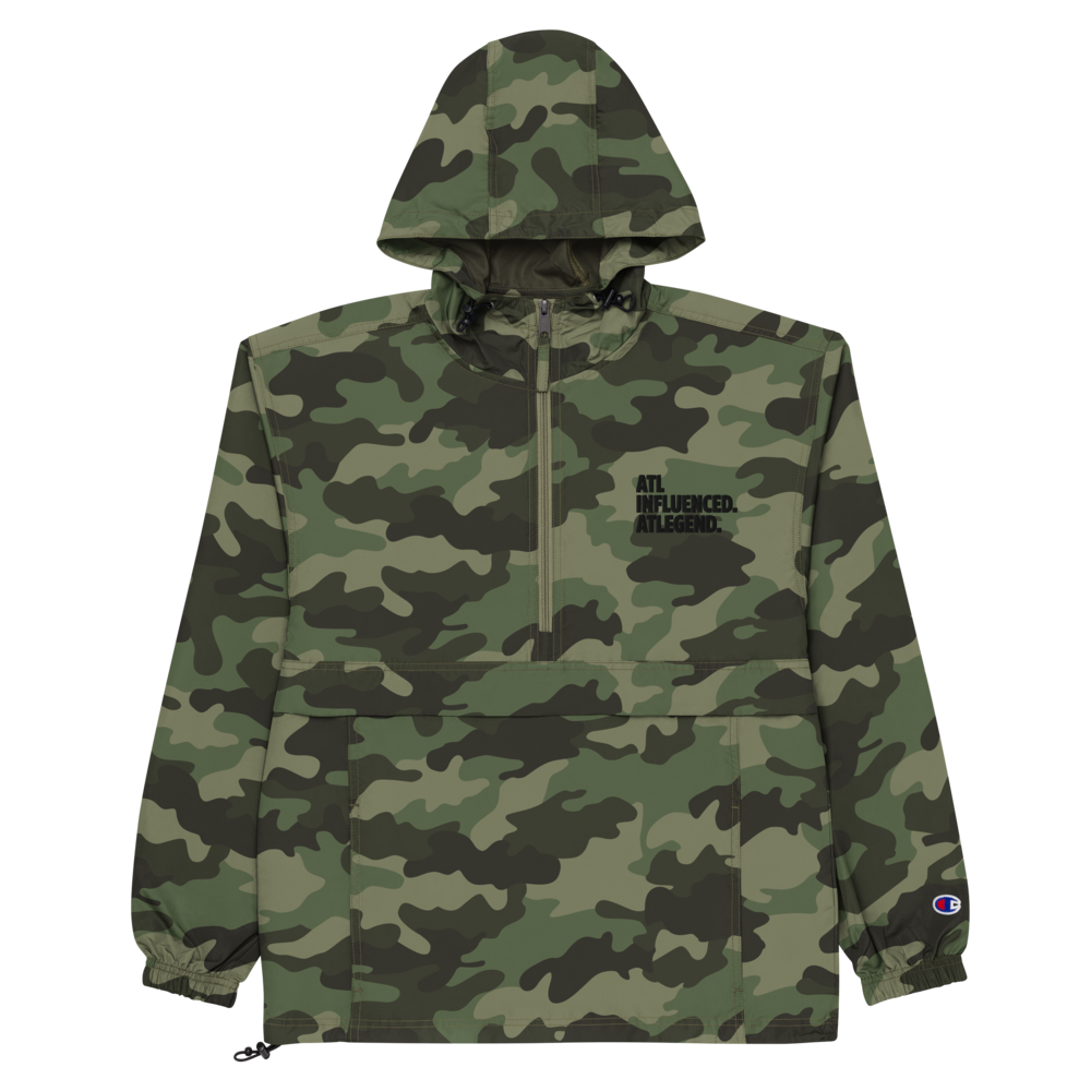 ATLINFLUENCED X CHAMPION PACKABLE JACKET | CAMO