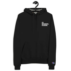 ATLINFLUENCED X CHAMPION BLACKOUT HOODIE
