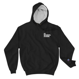 ATLINFLUENCED X CHAMPION BLACKOUT HOODIE
