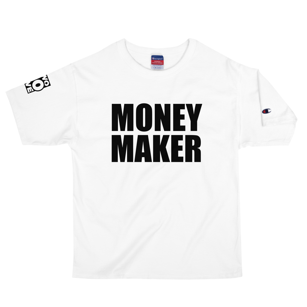 MONEY MAKER X CHAMPION WHITEOUT TEE