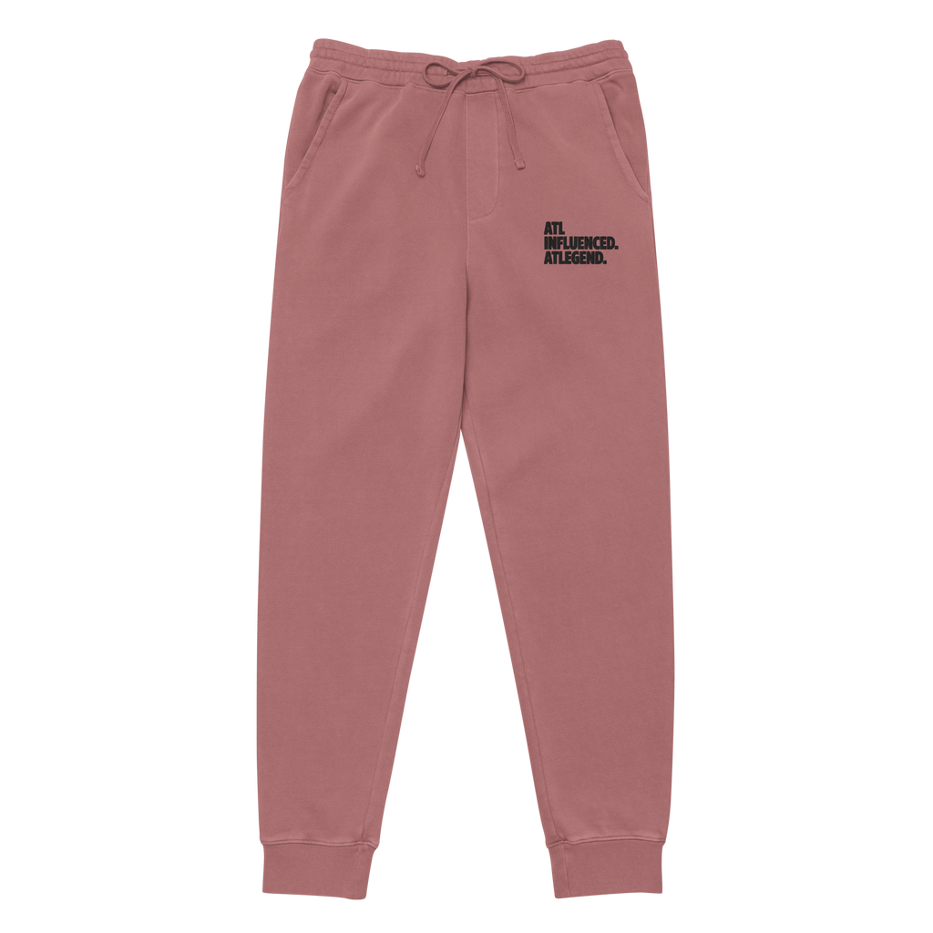 ATLINFLUENCED ASH RED JOGGERS